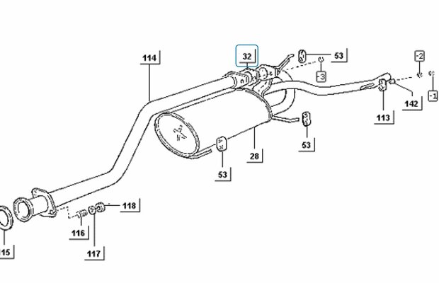 Exhaust gasket  Daihatsu / Porter Petrol and Diesel