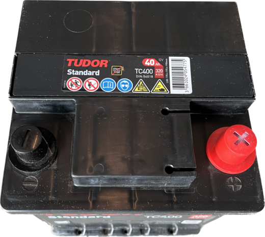 Accu 12V - 40Ah - Ape50 + ApeTM + Apecar P501-P601 - Tudor