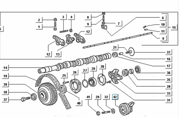 Spanrol distributieriem Daihatsu / Porter 1.4 Diesel + Quargo - AKTIE