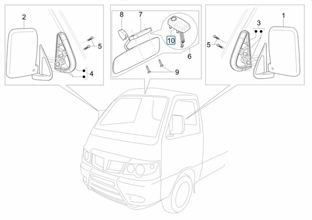 Cabin light Porter Petrol and Diesel versions + Calessino 200