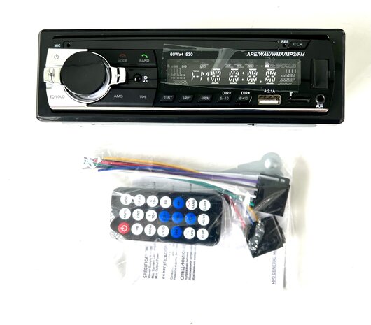 Car radio with USB and remote control