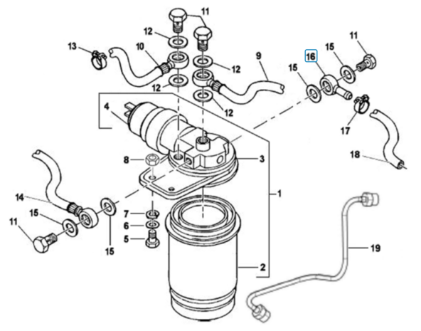 Banjobout Brandstoftank Ape Classic + Calessino + ApeTM 400cc + 422cc Diesel