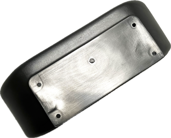 Achterspatbord Ape50 - Zwart - Links - AKTIE