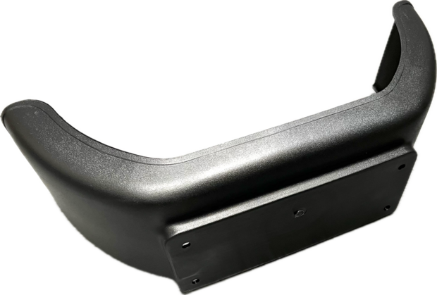 Achterspatbord Ape50 - Zwart - Links