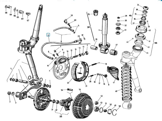 Remslang Apecar P501-P601 - Voorzijde - AKTIE