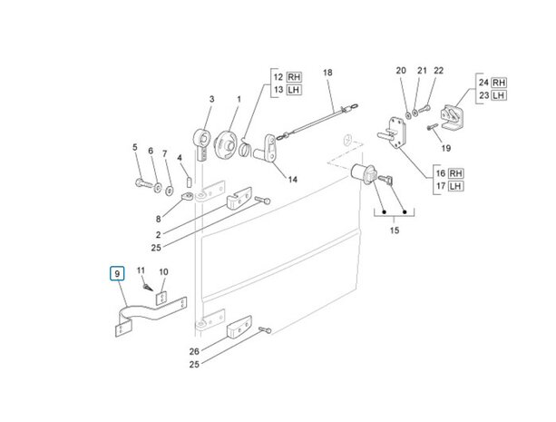 Deurvanger ApeTM + Vespacar P2 - AKTIE