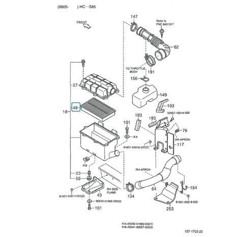 Luchtfilter element Daihatsu / Porter 1.3i - AKTIE