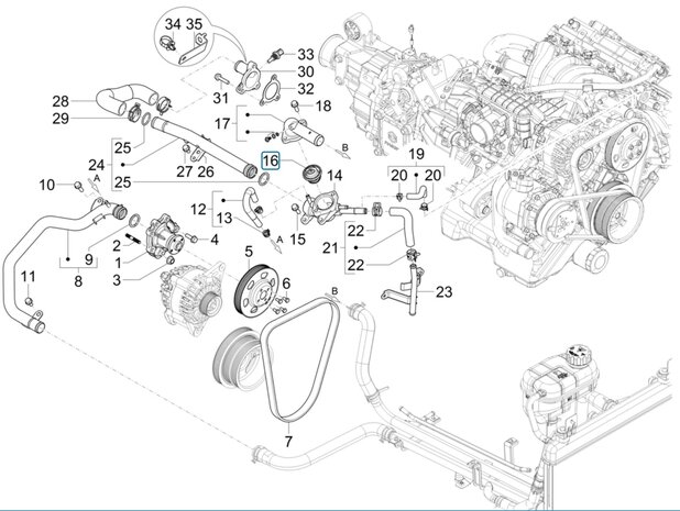 Thermostaat Porter Multitech 1.3 E6 + NP6 1.5 - AKTIE