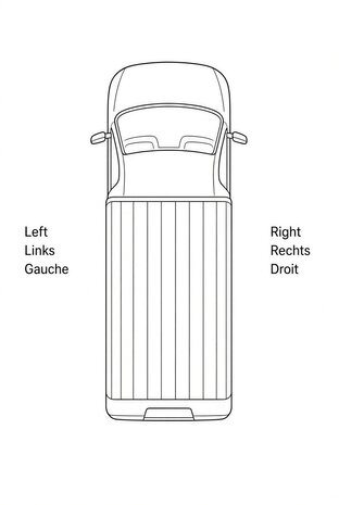 ABS sensor Porter NP6 - Enkellucht - Rechts Achter