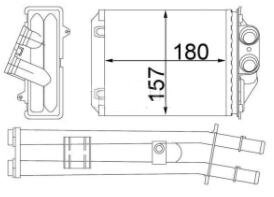 Kachelradiateur Daihatsu / Porter Pick-up Benzine en Diesel - imi