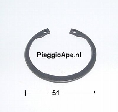 Circlip / borgclip 47mm. achteras en lager in versnellingsbak + Ape50 + Voorwiellager ApeTM