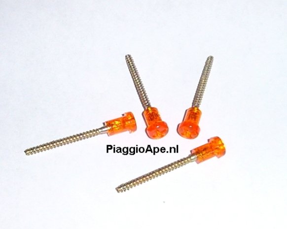 Glas screw orange long model front turn indicator glass ApeTM