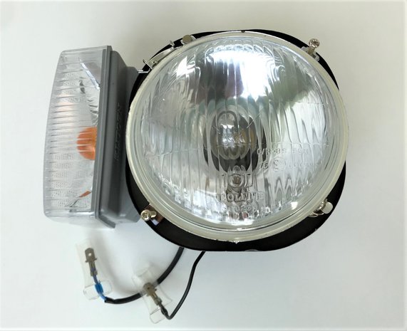 Headlight unit + turn indicator Ape Classic + Calessino + Apecar P501-P601 - Right