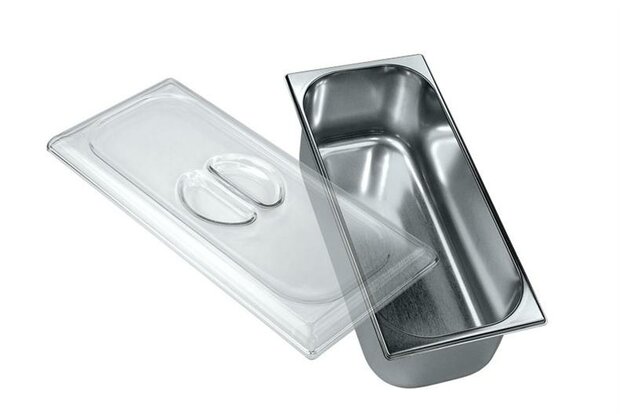 Stainless steel ice cream basins 5 Liter