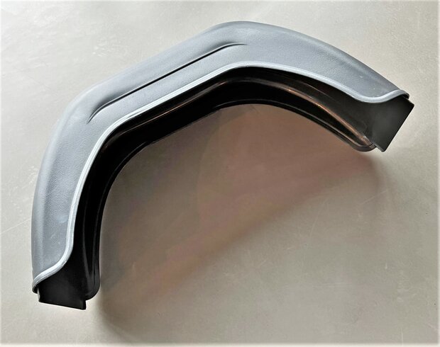 Achterspatbord - Ape Classic + Apecar P501-P601 - imitatie - donkergrijs