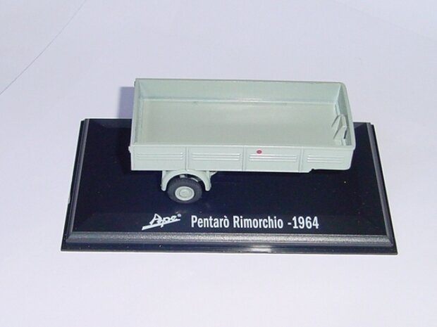 Ape Miniatuur 1:32 - APE Pentaro Rimorchio uit 1964 (oplegger)