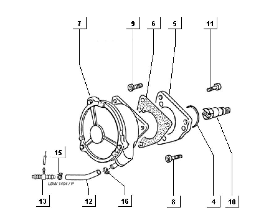 Servobrake-vacuum-pump