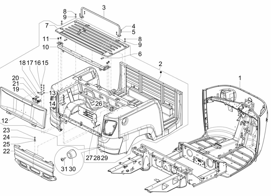 Bodywork-steel