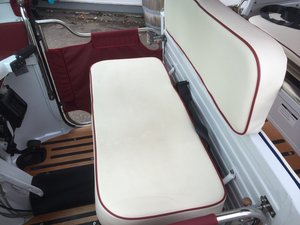 Driver seat Calessino (White/Red)