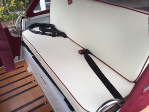 Passenger Seat Calessino Diesel - (White/Blue)